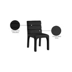 Meridian Furniture, Chaises de salle à manger en velours Kai, lot de 2