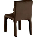 Meridian Furniture, Chaises de salle à manger en velours Kai, lot de 2