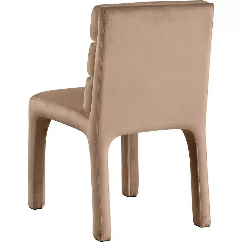 Meridian Furniture, Chaises de salle à manger en velours Kai, lot de 2
