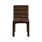 Meridian Furniture, Chaises de salle à manger en velours Kai, lot de 2