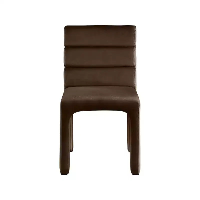Meridian Furniture, Chaises de salle à manger en velours Kai, lot de 2