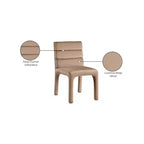 Meridian Furniture, Chaises de salle à manger en velours Kai, lot de 2