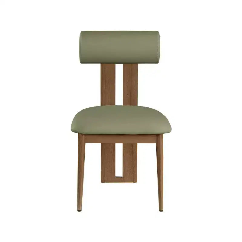 Meridian Furniture, Chaises de salle à manger Dario en cuir vegan, lot de 2