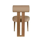 Meridian Furniture, Chaises de salle à manger Dario en cuir vegan, lot de 2