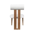 Meridian Furniture, Chaises de salle à manger Dario en cuir vegan, lot de 2