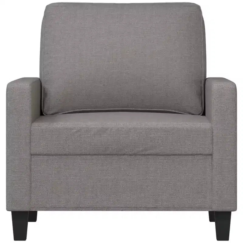 vidaXL Fauteuil Gris Clair Tissu 60 cm