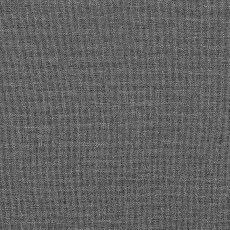 vidaXL Canapé-lit Tissu gris foncé (100 % polyester), contreplaqué, mousse Standard