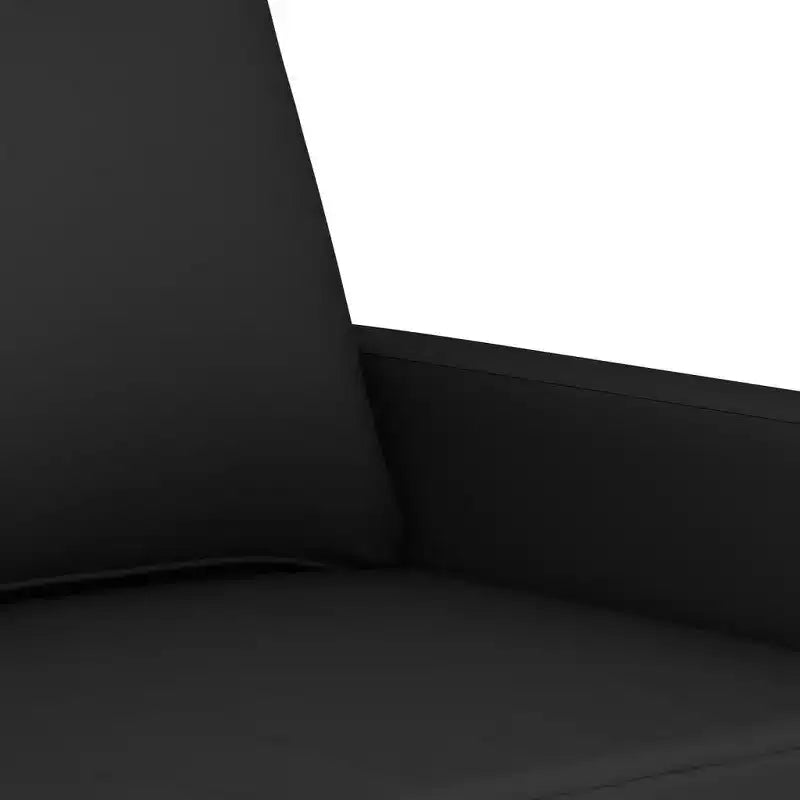 vidaXL Fauteuil Noir Velours (100 % polyester), Métal Simple