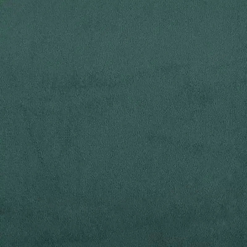 vidaXL Canapé 3 places Velours vert foncé (100 % polyester), métal, textilène