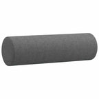 vidaXL Ensemble de canapés Tissu gris foncé (100 % polyester), métal, contreplaqué, textilène