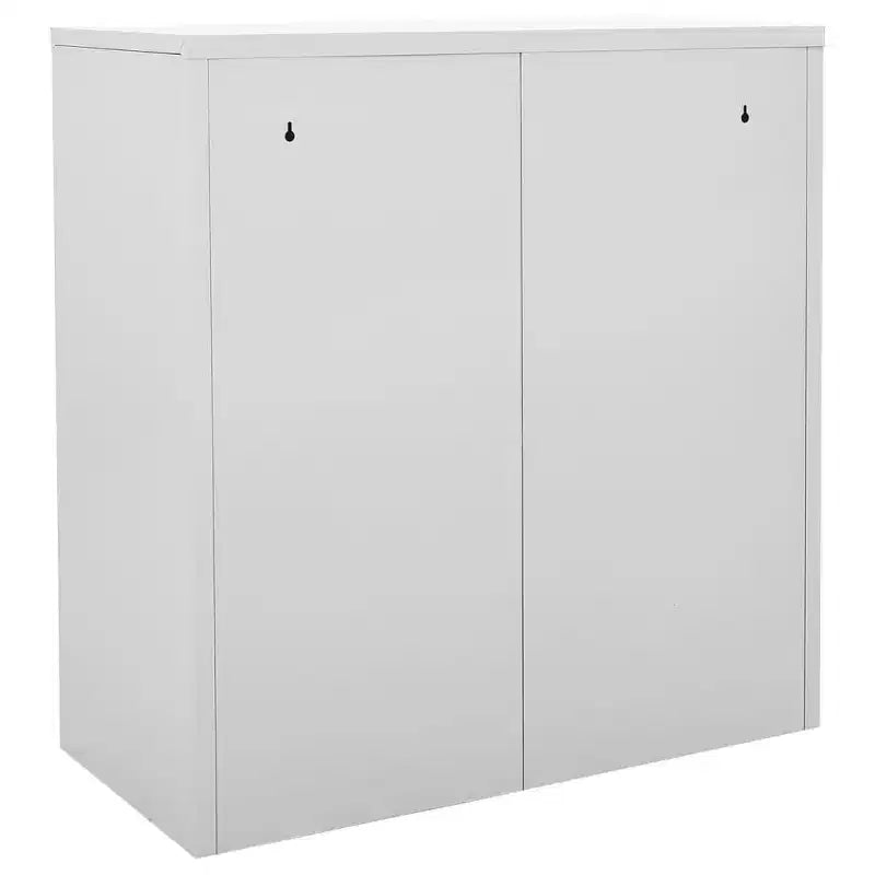 vidaXL Armoire de Vestiaire en Acier à 9 Casiers - Gris et Vert, 89,9 x 45 x 92,5 cm, Organisateur de Rangement Sécurisé pour Écoles, Bureaux et Maisons