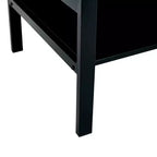 Table basse relevable moderne GDFStudio Kirara avec plateau en verre trempé à 2 couches