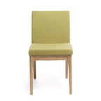 GDFStudio Hampton Chaises de salle à manger sans accoudoirs en tissu de style Mid-Century (Lot de 2)