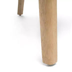 GDFStudio Hampton Chaises de salle à manger sans accoudoirs en tissu de style Mid-Century (Lot de 2)