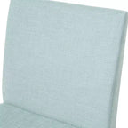 GDFStudio Hampton Chaises de salle à manger sans accoudoirs en tissu de style Mid-Century (Lot de 2)