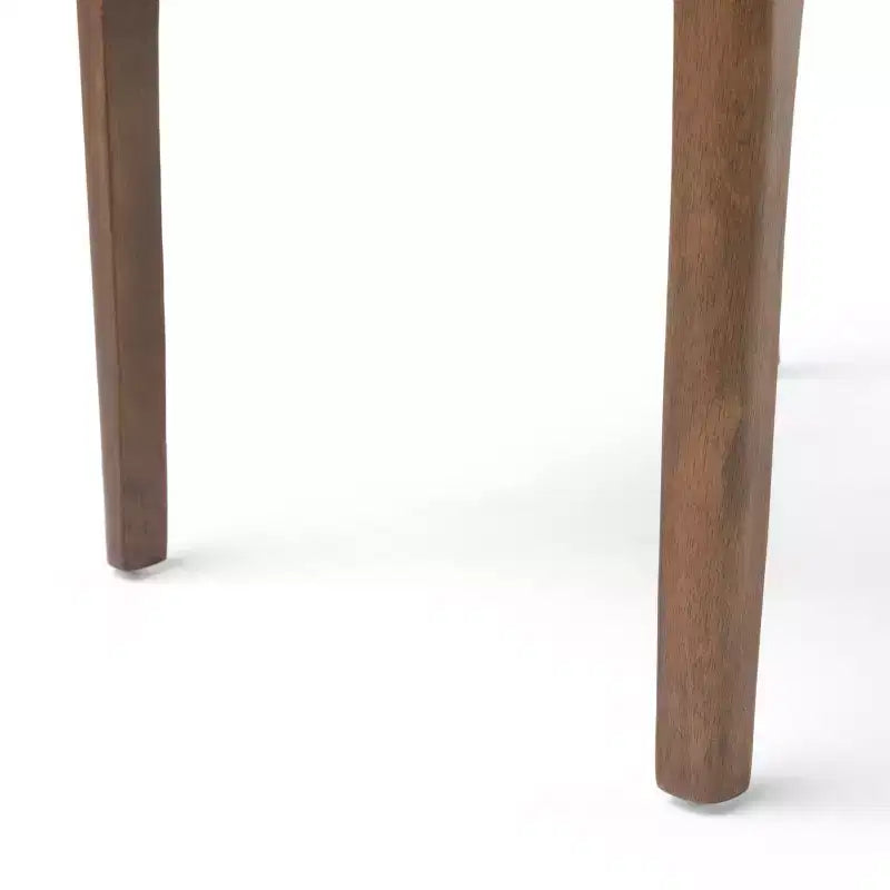 GDFStudio Hampton Chaises de salle à manger sans accoudoirs en tissu de style Mid-Century (Lot de 2)
