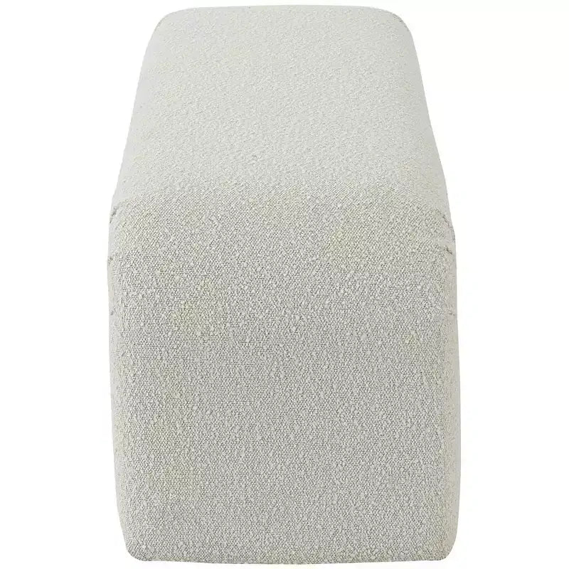 Meridian Furniture, Banc Niagara en tissu Boucle