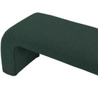 Meridian Furniture, Banc Niagara en tissu Boucle