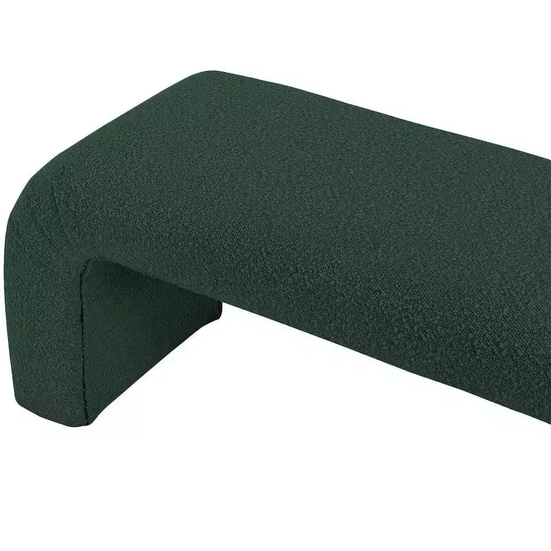 Meridian Furniture, Banc Niagara en tissu Boucle