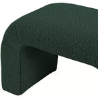 Meridian Furniture, Banc Niagara en tissu Boucle