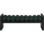 Meridian Furniture, Banc Waverly en tissu bouclé