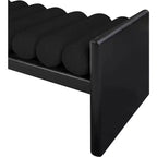 Meridian Furniture, Banc Waverly en tissu bouclé
