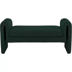 Meridian Furniture, Banc en tissu bouclé Stylus