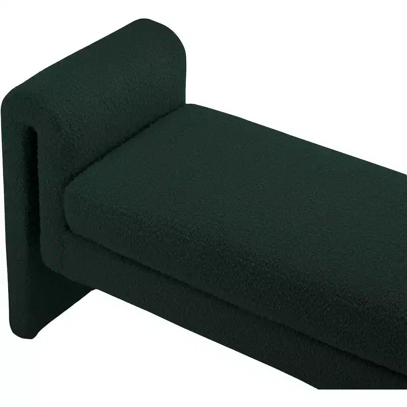 Meridian Furniture, Banc en tissu bouclé Stylus