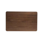 Table à manger rectangulaire GDFStudio Keiko en bois de style moderne du milieu du siècle avec pieds évasés
