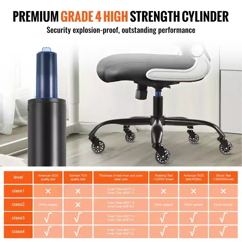 Base de rechange pour chaise de bureau VEVOR, 28", capacité de charge statique de 2500 lb, pièce de base universelle robuste pour chaise de bureau d'ordinateur, noire