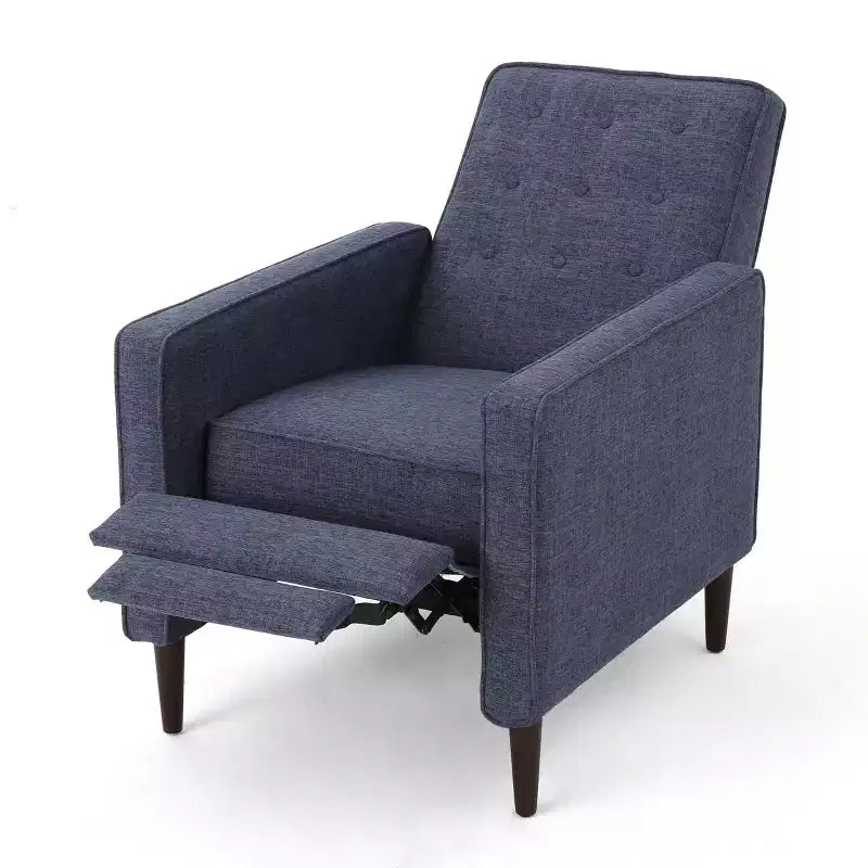GDFStudio Mason Fauteuils inclinables capitonnés à dossier basculant de style moderne du milieu du siècle