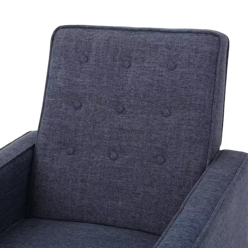 GDFStudio Mason Fauteuils inclinables capitonnés à dossier basculant de style moderne du milieu du siècle