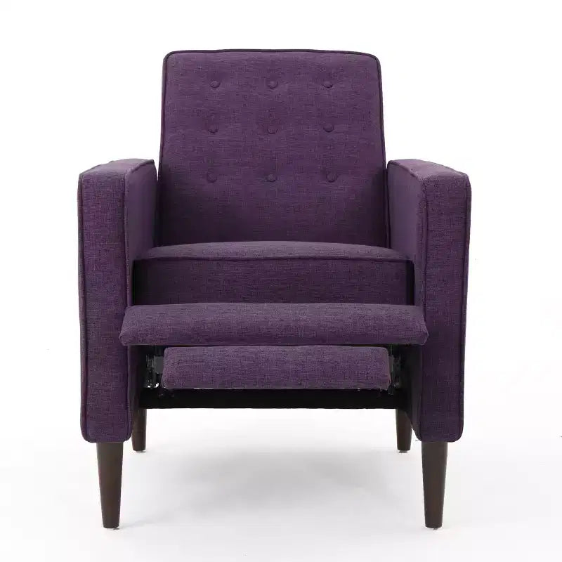 GDFStudio Mason Fauteuils inclinables capitonnés à dossier basculant de style moderne du milieu du siècle