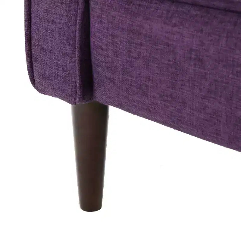 GDFStudio Mason Fauteuils inclinables capitonnés à dossier basculant de style moderne du milieu du siècle