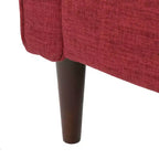 GDFStudio Mason Fauteuils inclinables capitonnés à dossier basculant de style moderne du milieu du siècle