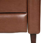 GDFStudio Mason Fauteuils inclinables capitonnés à dossier basculant de style moderne du milieu du siècle