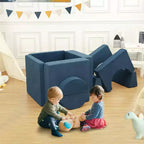 GustoWave Canapé Modulable 8 Pièces pour Enfants, Canapé de Jeu Modulable, Canapé Convertible pour Enfants avec Housse Amovible