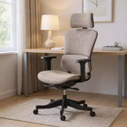 Lot de deux chaises de bureau pivotantes et roulantes HomeRoots, marron et noir, réglables en hauteur