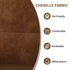 Fauteuil d'appoint moderne, Fauteuil de salon à ossature bois, Fauteuil de lecture confortable pour Salon, Chambre à coucher, Appartement, Coin