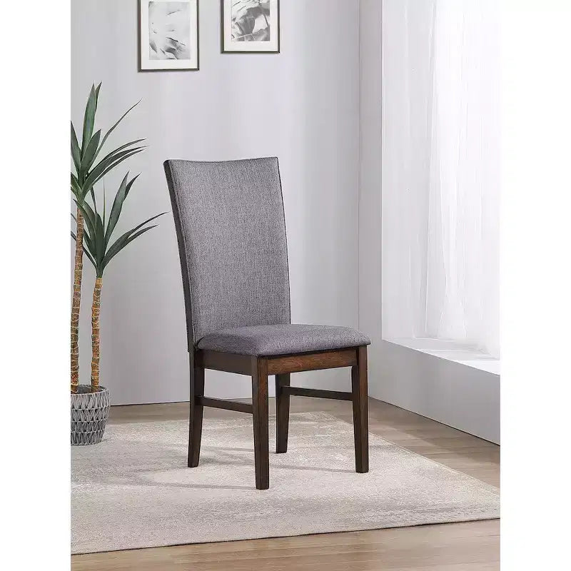 Coaster, Chaises de salle à manger rembourrées Sherwood grises (lot de 2)