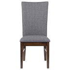 Coaster, Chaises de salle à manger rembourrées Sherwood grises (lot de 2)