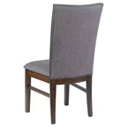 Coaster, Chaises de salle à manger rembourrées Sherwood grises (lot de 2)