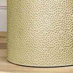 GDFStudio Geyer – Ensemble de 3 tables d'appoint et basse rondes modernes en fer