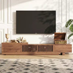 78,54 Meuble TV extensible en noyer moderne pour téléviseurs jusqu'à 100 Gaoyangjiaju