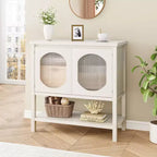 Buffet de rangement, meuble avec étagère – Meuble d'appoint en bois pour bar à café, liqueur, pour salon, salle à manger