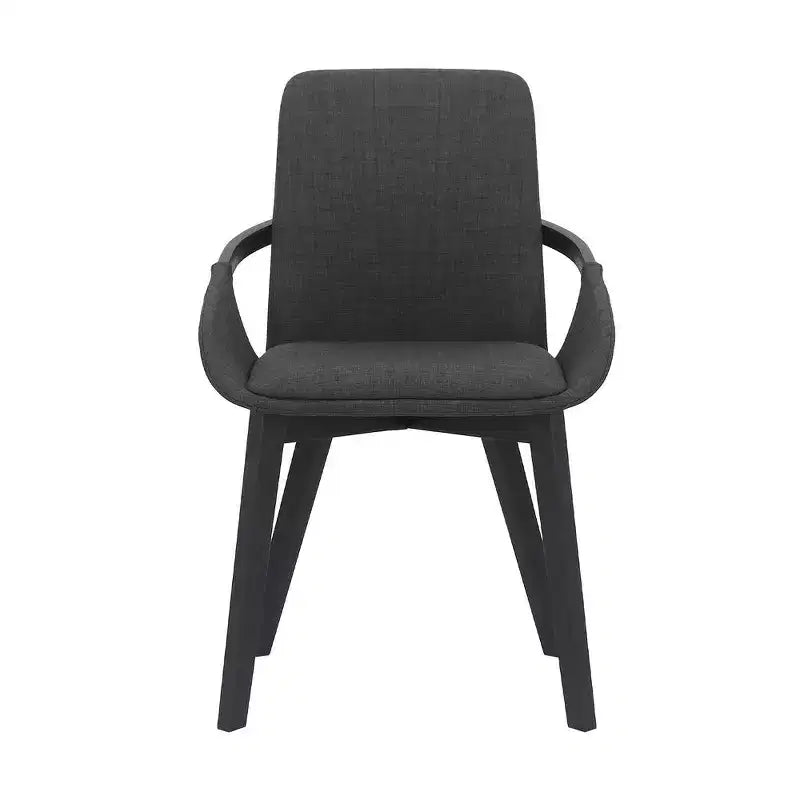 Armen Living,Greisen Modern Wood Dining Room Chair in BLACK