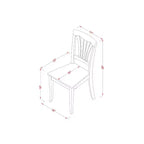 Ensemble table de salle à manger HomeStock Belmont avec rallonge intégrée et 8 chaises Parsons
