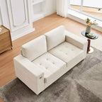 Canapé Cloud, Canapé capitonné surdimensionné 178 cm avec ports USB - Aucun assemblage requis, Assise profonde pour salon ou bureau