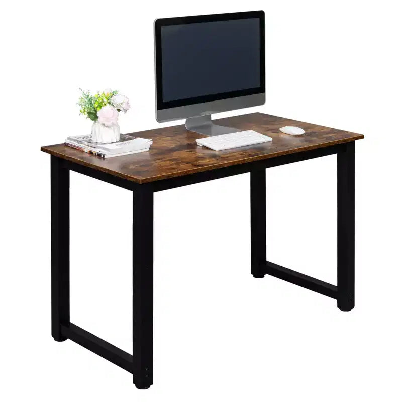 Bureau d'ordinateur en bois massif Karl Home