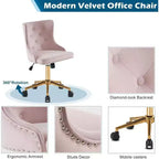 Chaise Karl Home | Chaise de bureau à roulettes pour maquillage